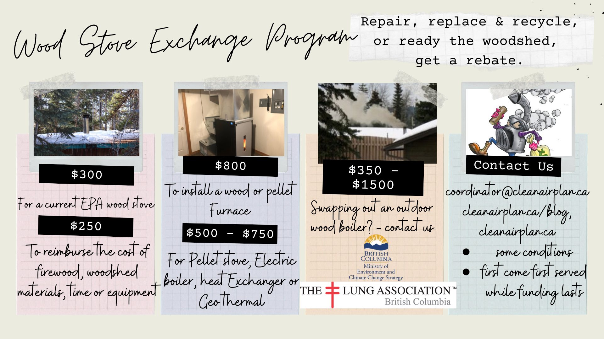 Wood Stove Exchange Program Heat Wood Air