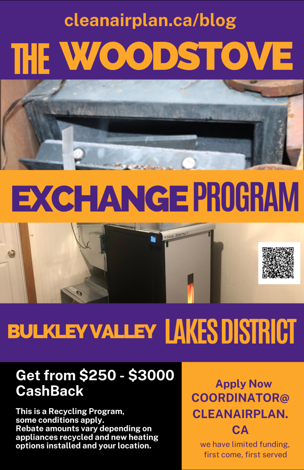 Current 2022 Wood Stove Exchange Rebate Values Heat Wood Air